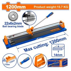 Wadfow 48 Inch Manual Tile cutter 4 Feet Wtr8512