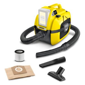 Karcher 250W Wet & Dry Cordless Vacuum Cleaner With Blower 7Ltr WD 1 Compact Battery