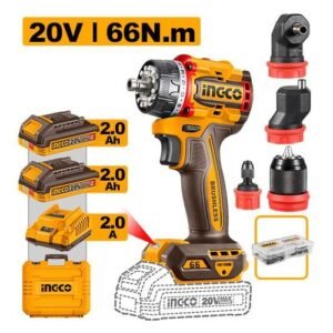 Ingco 20V Cordless Drill Machine 13Mm Cdli206686