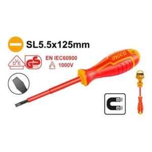 Ingco Flat Head Insulaed Screw Driver (-)