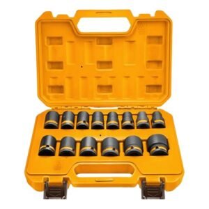 Ingco 1/2'' Square Drive 14 Pieces Impact Hex Socket Set Hkissd12141