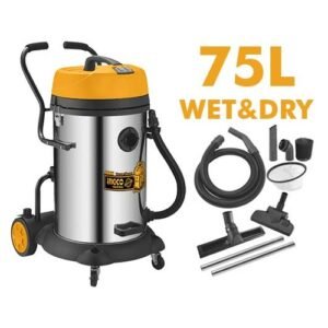 Ingco 2400W Wet & Dry Vacuum Cleaner 75Ltr Vc24751