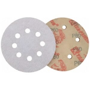 Xtra Power 5 Inch Sand Paper With Velcro 125Mm White