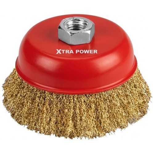 Xtra Power 4 Inch Cup Brush Crimped 100Mm M14 Mx — Xtra Power Cup Brushes