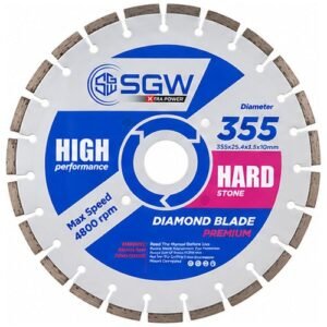 Sgw 14 Inch 23 Seg Diamond Saw Blade 355Mm Hard Stone