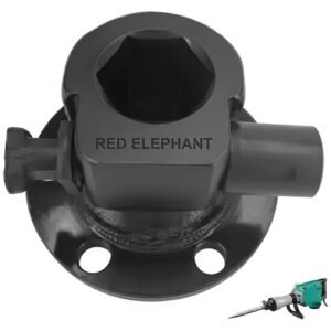 Red Elephant Ph65A Demolition Hammer 17Kg Tools Holder With Bit Lock