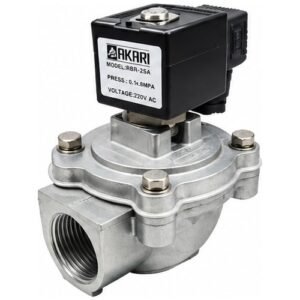Akari 2 Port 2 Position 12.70Mm(1/2") Single Solenoid Dust Collecting Valve Female Thread Rmf-15