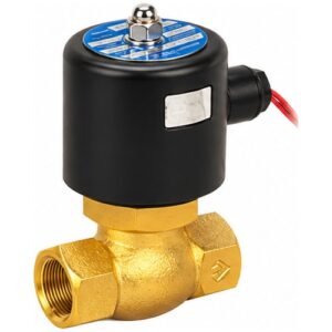 Akari 2 Port 2 Position 31.75Mm(1.1/4") High Temperature Steam Ironing Single Solenoid Valve Brass 2L-300-35
