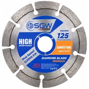 Sgw 5 Inch 9 Seg Diamond Saw Blade 125Mm Sand Stone