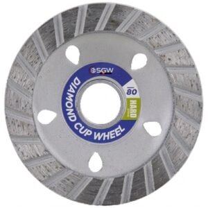 Sgw 3 Inch Diamond Cup Wheel Turbo 80Mm