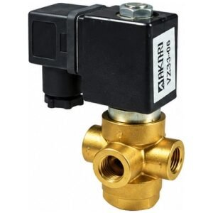 Akari 6.35Mm(1/4") Three Way Water Diverting Single Acting Solenoid Valve Vx33-08