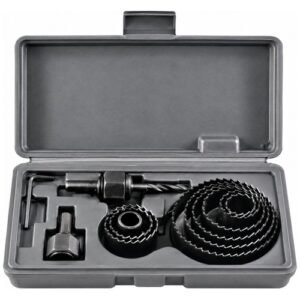 Akari 12 Pieces Carbon Steel Hole Saw Set