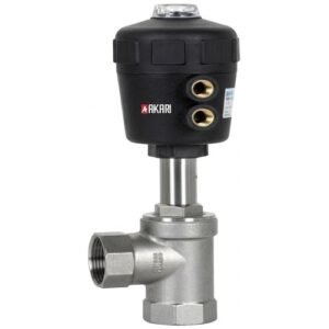Akari 2 Port 2 Position 31.75Mm(1.1/4") Diaphragm Drain Single Acting Actuator Valve Female Thread Dv100P032Nc-304