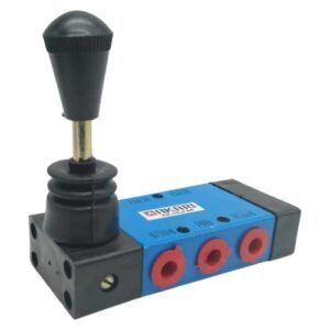 Akari 5 Port 2 Position Hand Lever Valve Blue