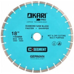 Akari Pro 18 Inch 31 Seg Diamond Saw Blade 450Mm B-8600