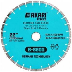 Akari Pro 22 Inch 38 Seg Diamond Saw Blade 550Mm B-8800