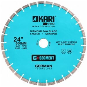 Akari Pro 24 Inch 42 Seg Diamond Saw Blade 600Mm B-8900