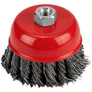 Mkr Jumbo 3 Inch Cup Brush Twisted 75Mm M10