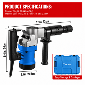 Yuri 900W Demolition Hammer 5Kg Ygph8104s - Image 7