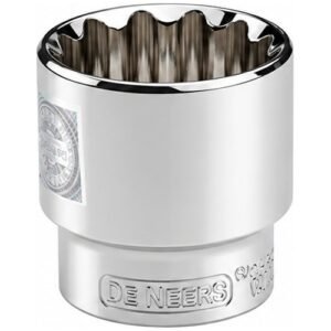 De Neers 3/8" Square Drive Bihex Socket Mirror Finish