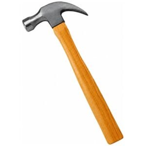De Neers  Bent Head Claw Hammer Wooden Handle