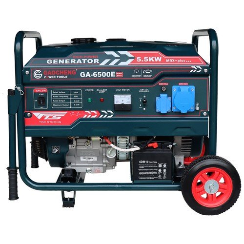 Gaocheng Ga-6500E Self + Recoil Air Cooled Petrol Generator 5.5Kw 230V