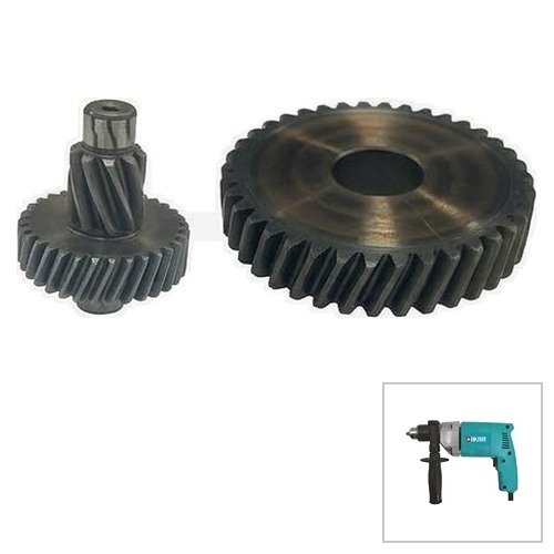 Matrix Du10 Drill Machine 10Mm Gear & Pinion 3 Pcs Set — Matrix Drill & Screw Driver's Spare Parts