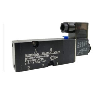 Kobmax 5 Port 2 Position 6.35Mm(1/4") Single Solenoid Valve Kx-4V-310-08B
