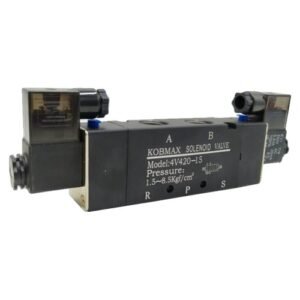 Kobmax 5 Port 2 Position 12.70Mm(1/2") Double Solenoid Valve Kx-4V-420-15