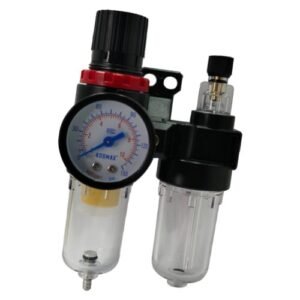 Kobmax 6.35Mm(1/4") Air Filter Regulator & Lubricator Combination With Guage Kx-Afc-2000