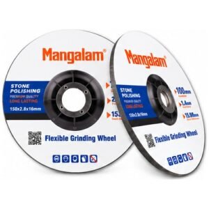 Mangalam 4 Inch Black Gc Wheel 100Mm