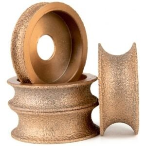 Red Elephant 3 Inch Diamond Moulding Wheel Full Round 75Mm