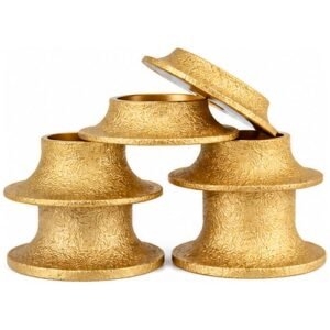 Red Elephant 3 Inch Diamond Moulding Wheel Half Round 75Mm