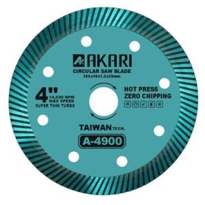 Akari 4 Inch Thin Turbo Diamond Saw Blade 100Mm A-4900