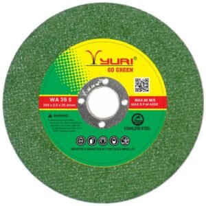 Yuri Double Net Black Cut Off Wheel Go Green