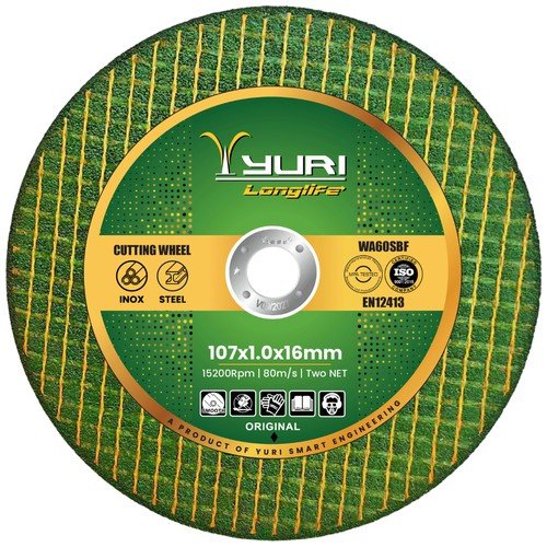 Yuri Double Net Green Cut Off Wheel Longlife 3Mm