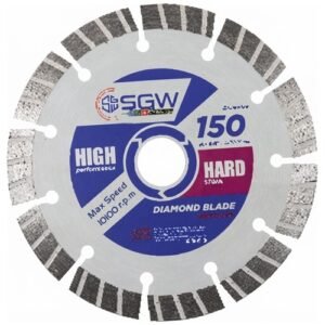 Sgw 6 Inch 11 Seg Diamond Saw Blade 150Mm Hard Stone 12Mm