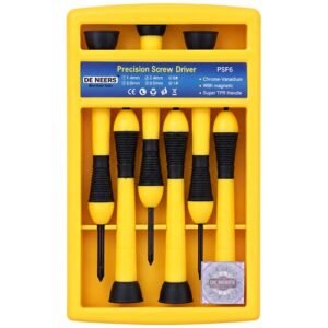 De Neers 6 Pieces Precision Screw Driver Set (Watch Maker ) Dn-Psf6 — De Neers Screw Drivers