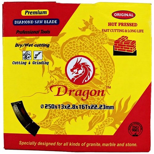 Dragon 10 Inch 16 Seg Diamond Saw Blade 250Mm - Image 2