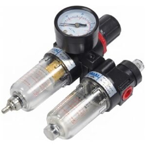 Akari 6.35Mm(1/4") Air Filter Regulator & Lubricator Combination With Guage Afc-2000 Airtech Type Series — Akari FRL Sets & …