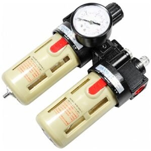 Akari 12.70Mm(1/2") Air Filter Regulator & Lubricator Combination With Guage Bfc-4000 Airtech Type Series