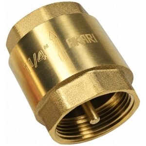 Akari Brass Vertical Check Valve — Akari Air & Steam Flow Control Solutions