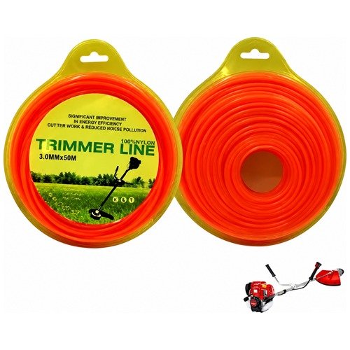 Akari Trimmer Line 3Mm Square 50 Mtr — Akari Brush Cutter's Spare Parts