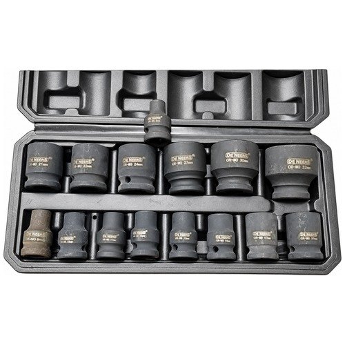 De Neers 1/2'' Square Drive 15 Pieces Impact Hex Socket Set Imp-Dn-15M - Image 2