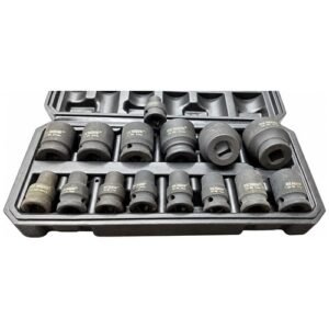 De Neers 1/2'' Square Drive 15 Pieces Impact Hex Socket Set Imp-Dn-15M - Image 5