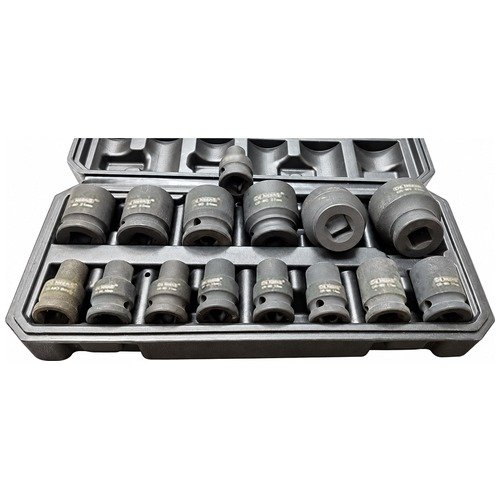 De Neers 1/2'' Square Drive 15 Pieces Impact Hex Socket Set Imp-Dn-15M - Image 5