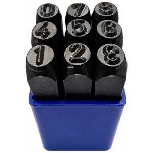 De Neers Regular Figure Punch 0 To 9 — De Neers Chisels & Punches