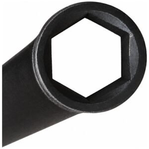 Alternative view of De Neers Slogging Straight Box Hex Spanner Phosphate Metric Size Mm