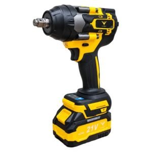 Flymax 1/2'' Square Drive Cordless Impact Wrench 21V 600 N*M Fx-Cw-600 - Image 3
