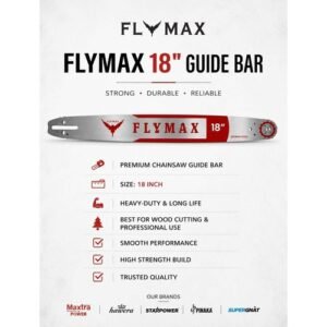 Flymax Guide Bar With Gear Steel — Flymax Chains & Guide Bars